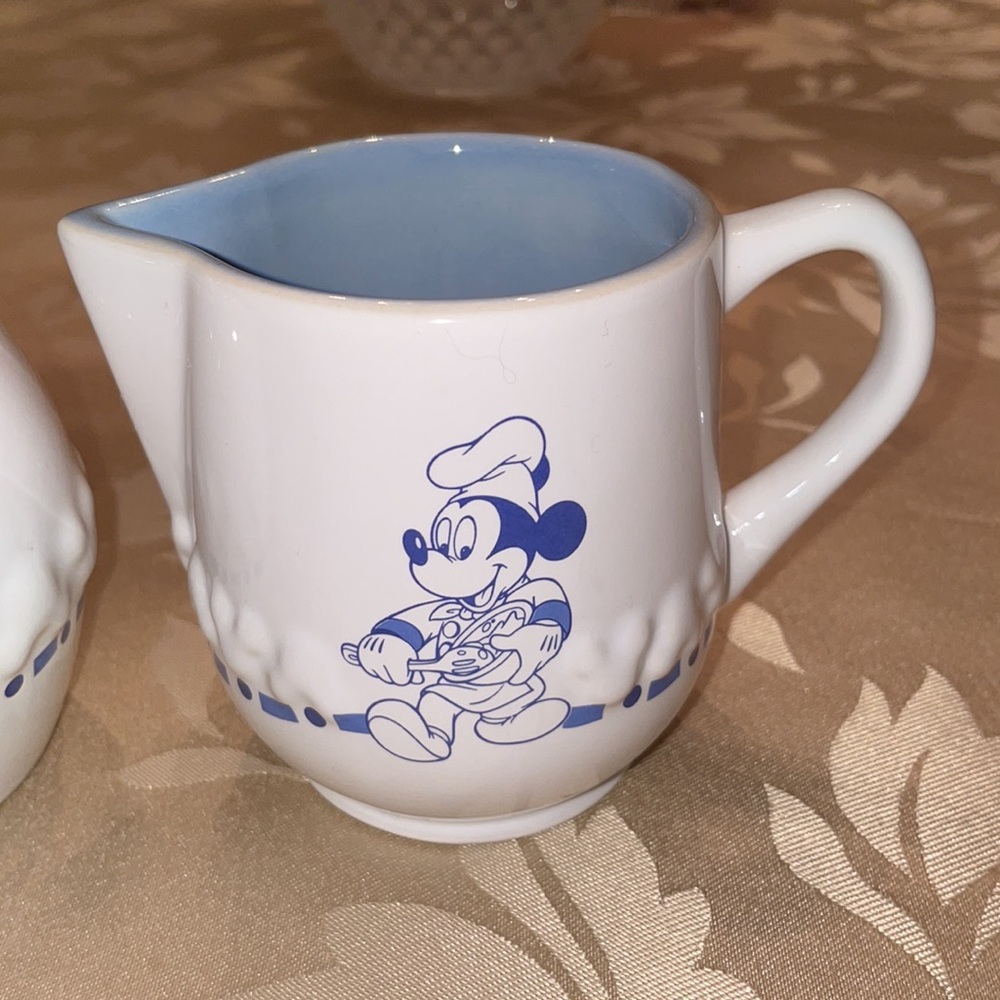 Disney Gourmet Mickey Creamer and Sugar Bowl - Picture 3 of 7